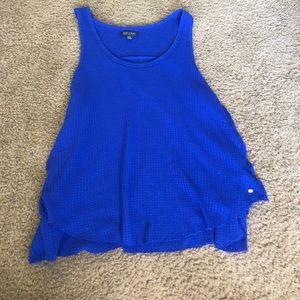 AE blue tank